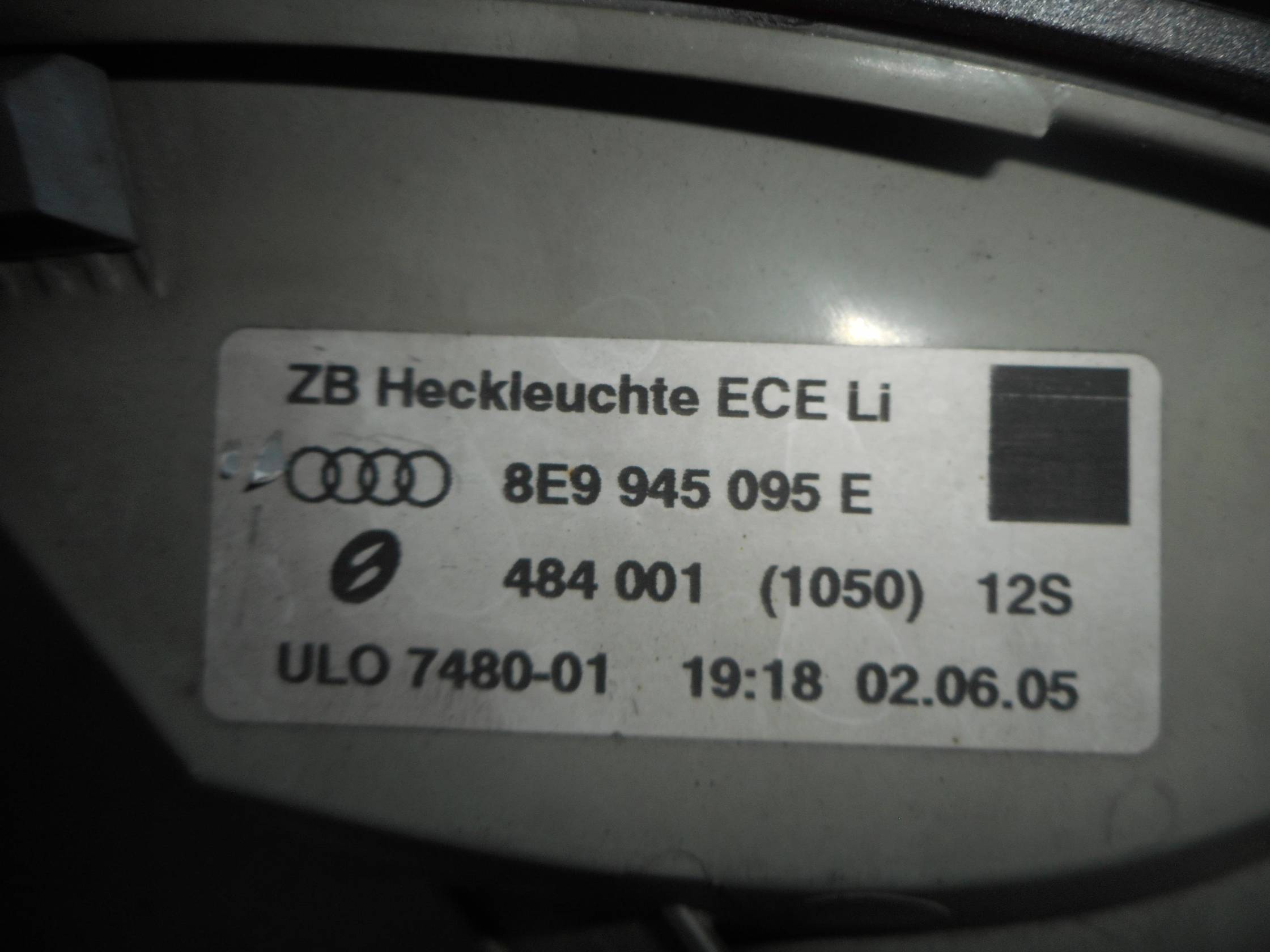 Asta ammortizzante portello post. sx.